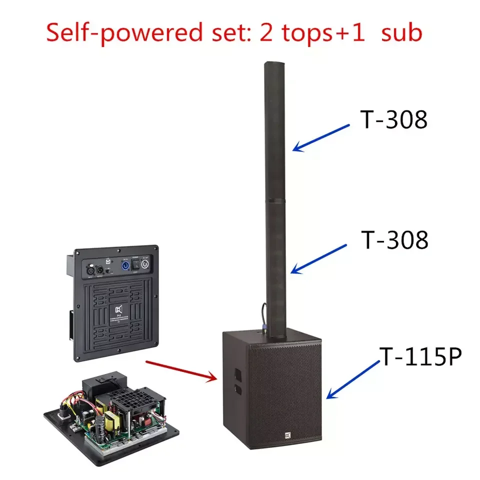 Professional Line Array Column System Outdoor High Power Sound Speaker