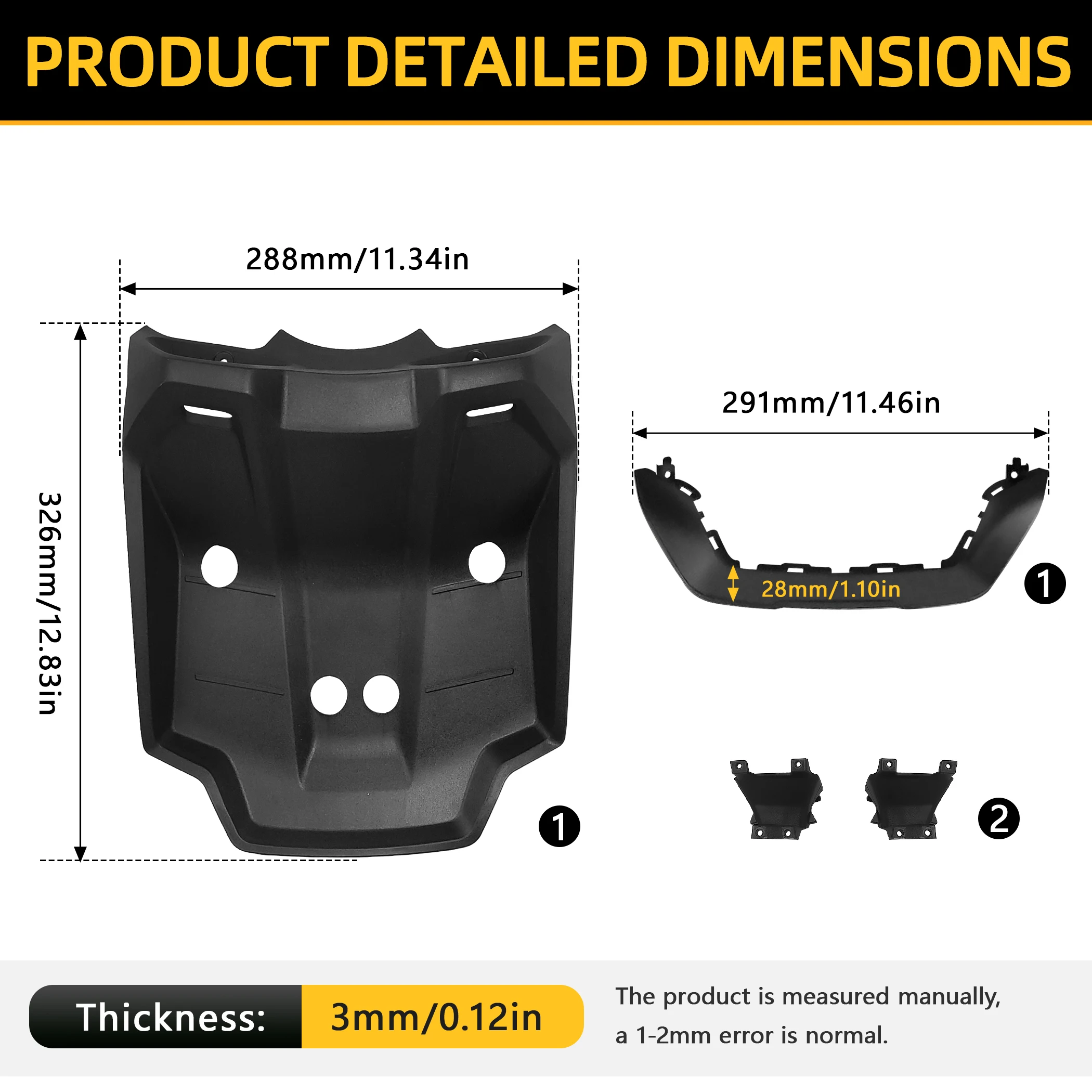 Mokuo Iron Motorcycle Front Carrier Rock Fit for 2022 Yamaha Zuma 125