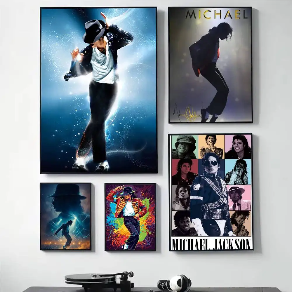 

Michael Jacksons Poster HD Self Adhesive Waterproof Wall Art Ideal for Home Office Dorm Gift