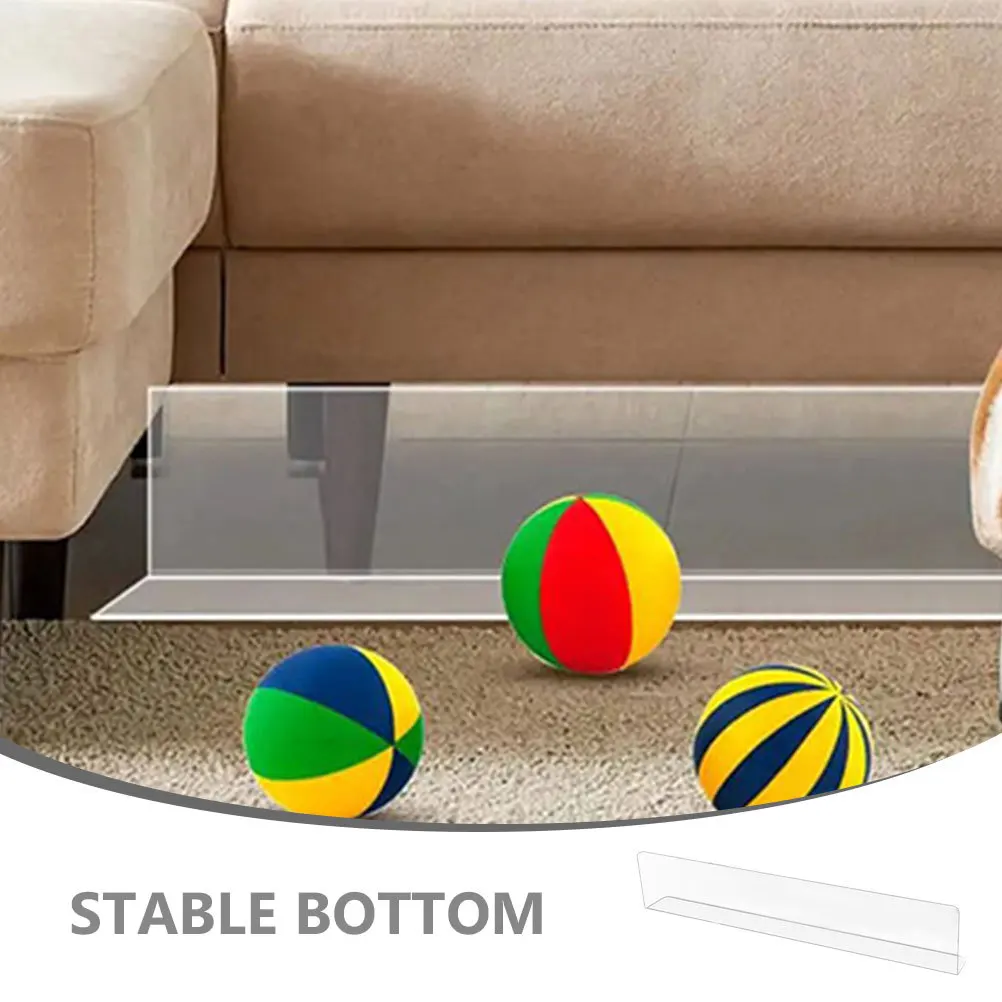 5 قطعة لوح حجب بولي كلوريد الفينيل واضح تحت أريكة مانع للفجوات السرير منع الغبار حاجز القط أثاث المنزل حماية قابلة لإعادة الاستخدام #6