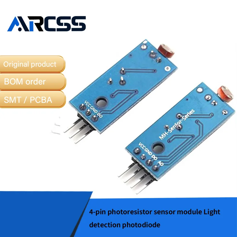 3-pin/ 4-pin photoresistor sensor module Light detection photodiode