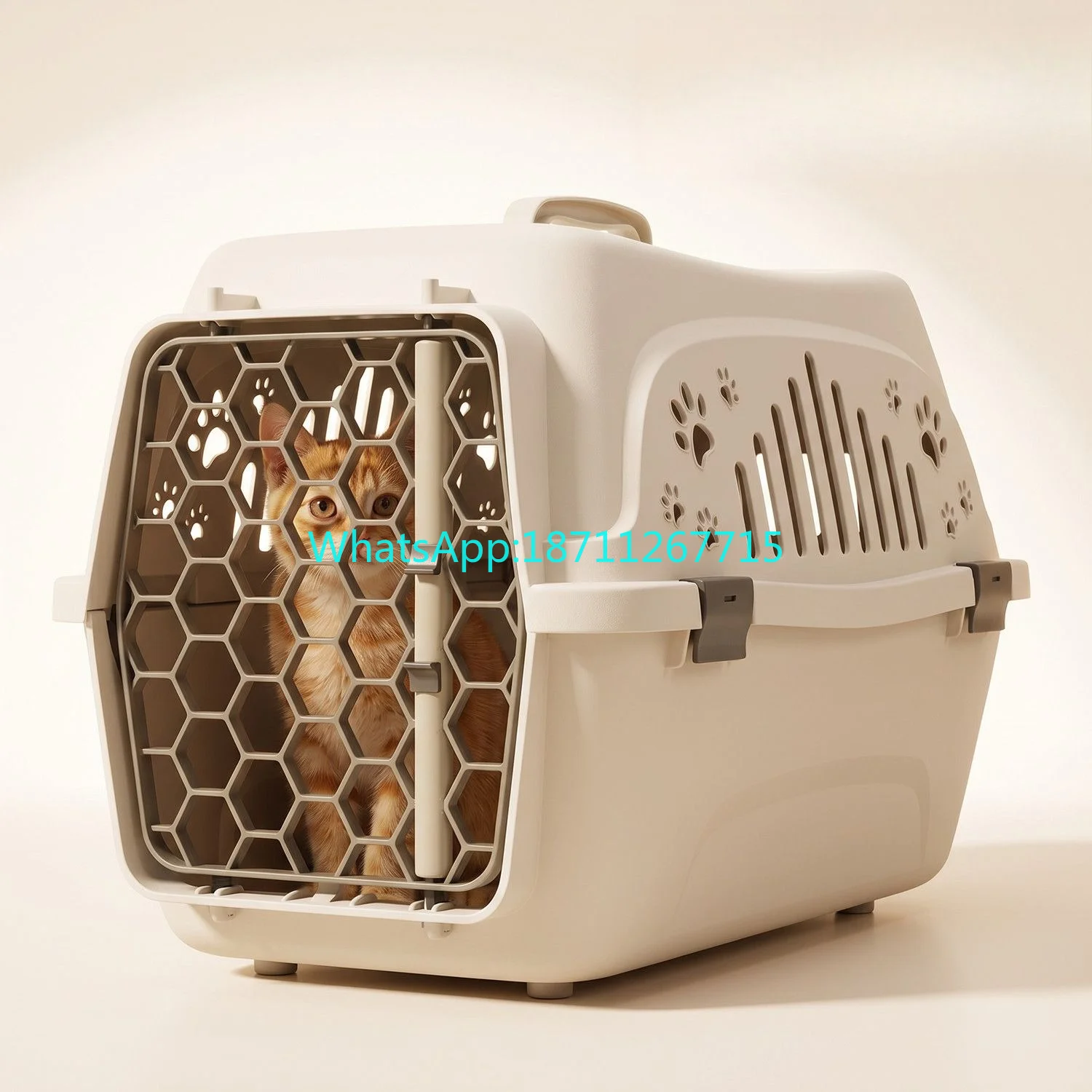 Pet air box cat check box dog out portable car cat cage medium and small dog