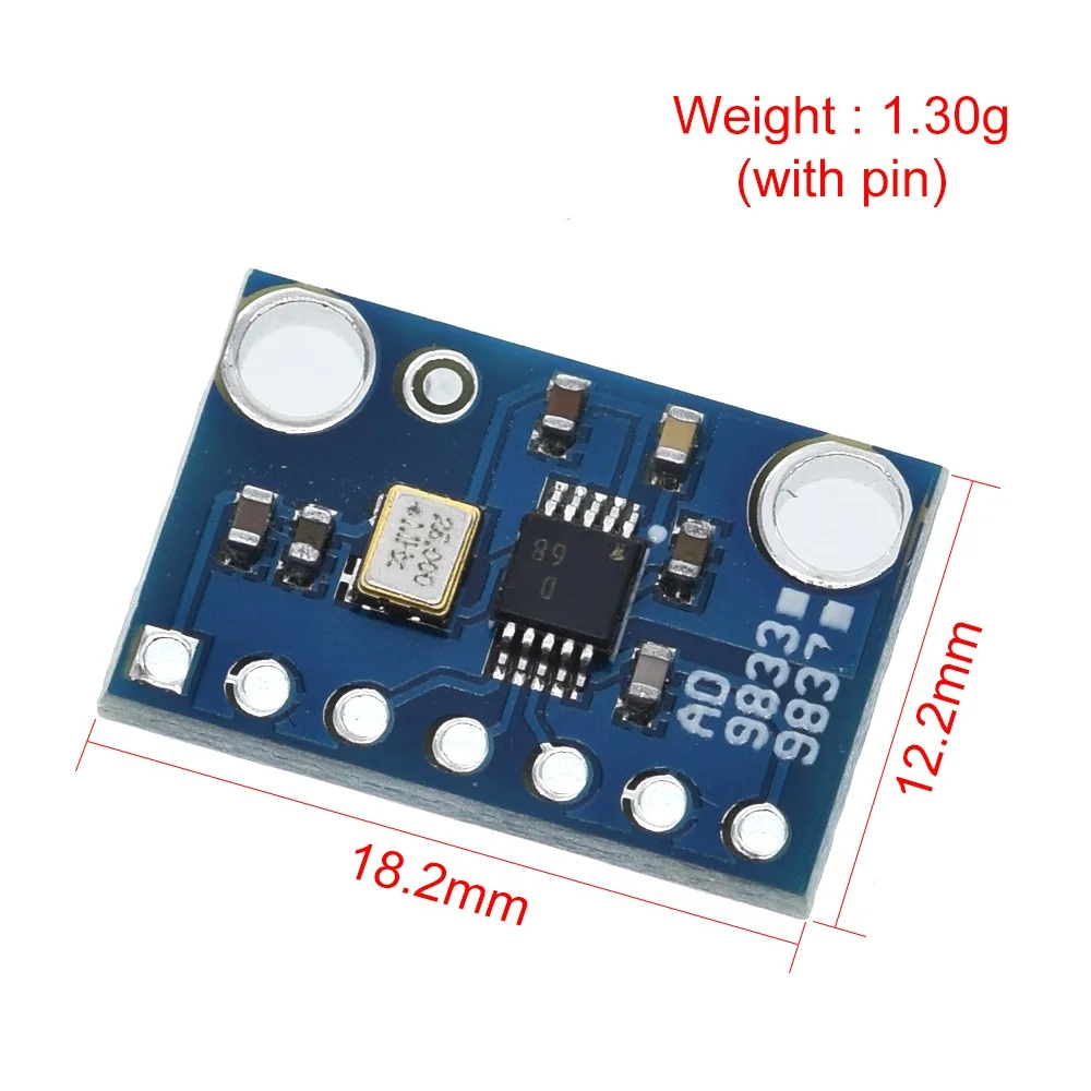 TZT AD9833 Programmable Microprocessors Serial Interface Module Sine Square Wave DDS Signal Generator Module for Arduino