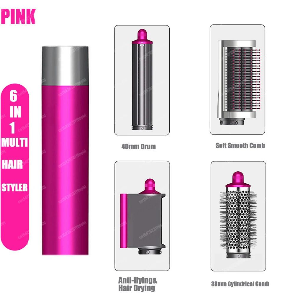 Nieuwe Multil Hair Styler Auto Curling Droger Wrap Hot/Koude Lucht Droger 1300W Stijltang Curling Vat Borstel salon Föhn