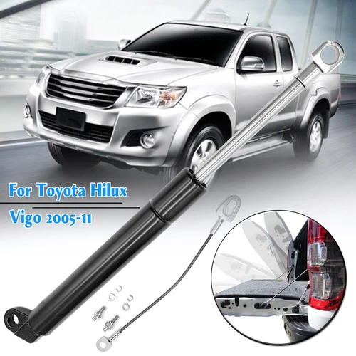 1 Uds. Varilla de soporte para puerta trasera de coche, barra de puntal de Gas, amortiguador de choque, resorte de Gas para Toyota para Hilux Vigo SR5 2005-2011