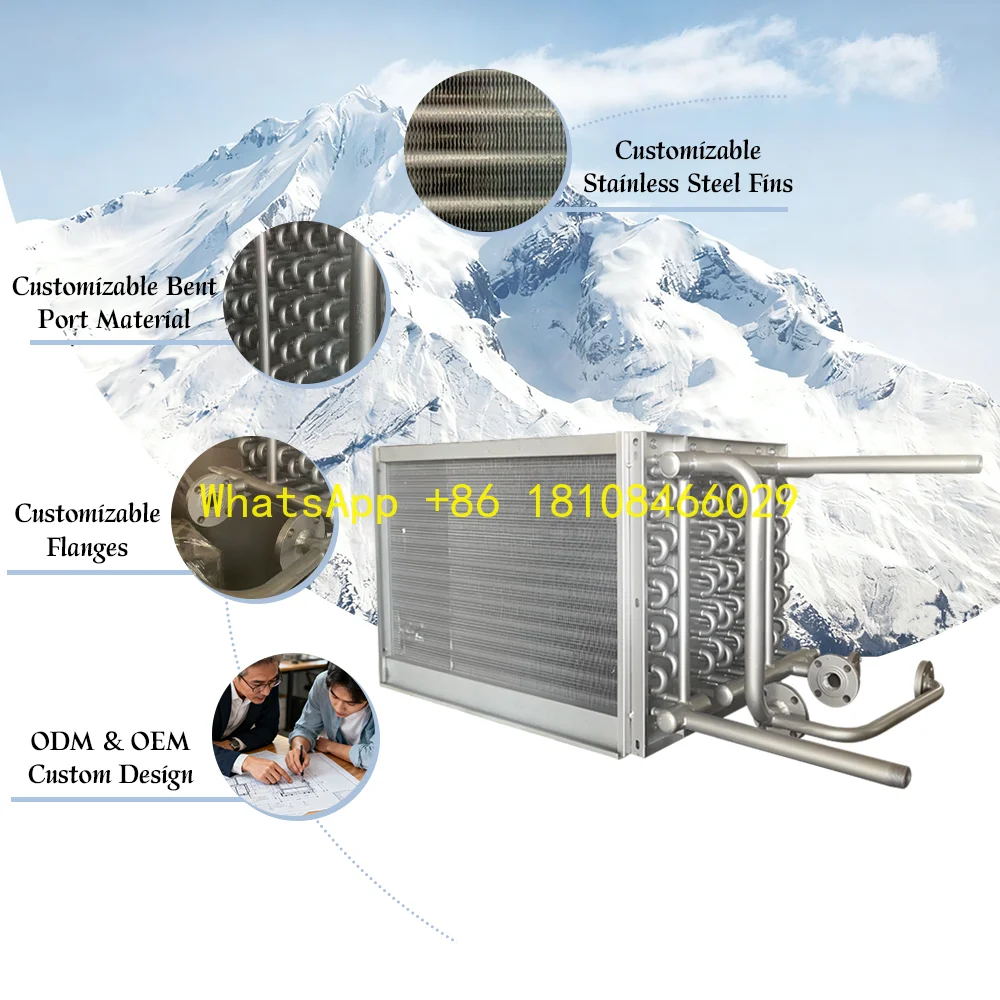 Corrosion-resistant Cold Refrigeration Freezer Parts High-quality Aluminum Alloy Evaporator Box High-efficiency Heat Exchange