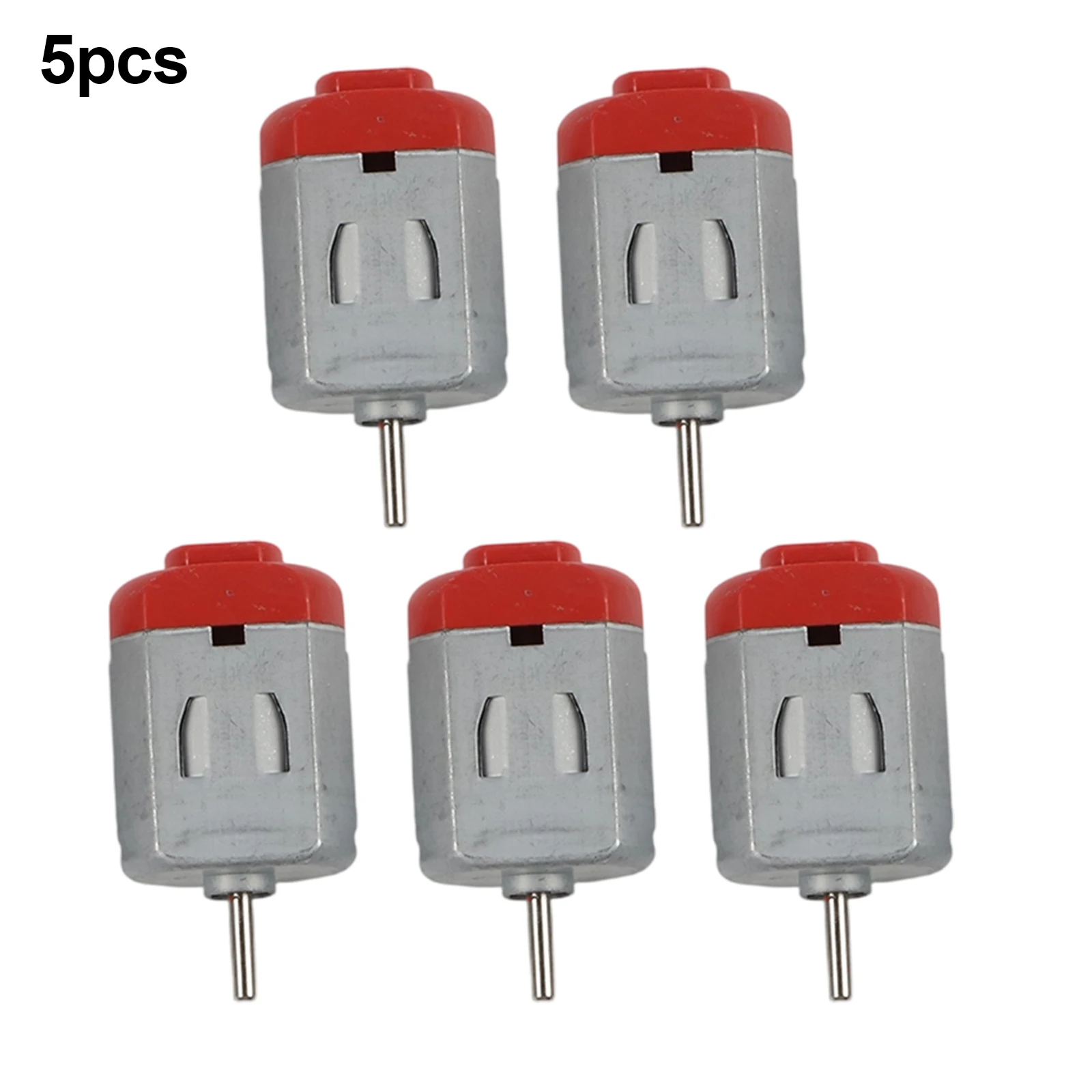 5x 130 Motor Set DC 3V to 12V Rated Voltage Low Noise 45dB CW Rotation for DIY Robotics RC Car Kits and Maker Projects
