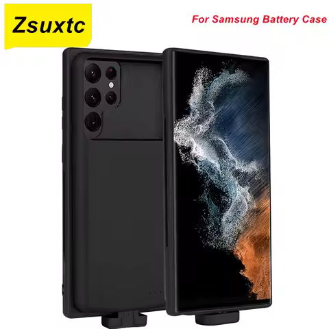 10000Mah New Battery Charger Case For Samsung Galaxy S20 FE A51 A71 S22 Ultra Note 8 A50S A13 A21S M31 A31 M31S A60 A20 A30 A50