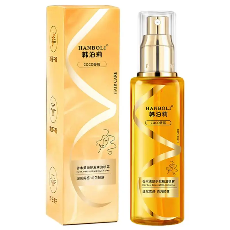 100ml  Moisturizing Hair Spray Hair Shine Oil For Dry Hair Nourishing Hair Oil Essence Natural Hair Care Product For Frizz