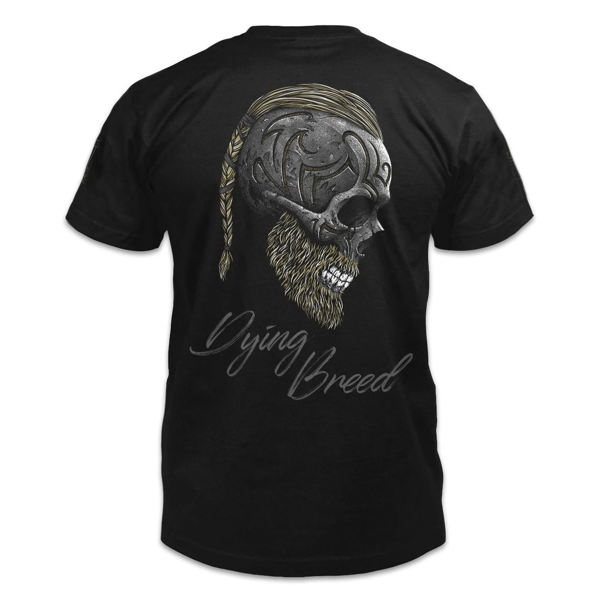 Dying Breed. The Way of The Warrior,  Warriors Skull T-Shirt 100% Cotton O-Neck Summer Short Sleeve Casual Mens T-shirt