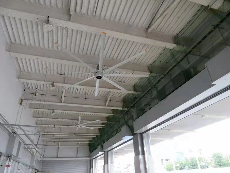 Kipas Angin Plafon HVLS Shanghai Aipu 14FT Harga Terbaik DC Besar
