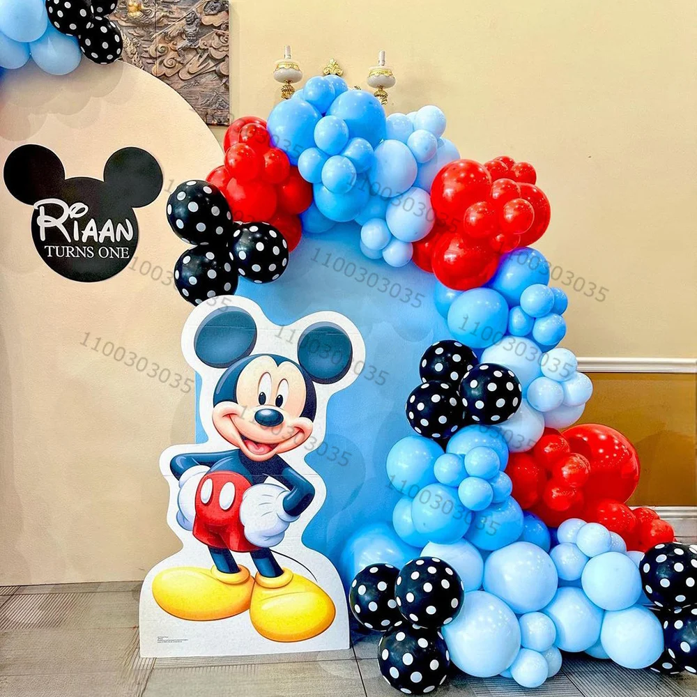 

112pcs Giant Mickey Mouse Party Balloons Set Arch Garland Kit For Birthday Wedding Decoration Kids Gifts Baby Shower Globos