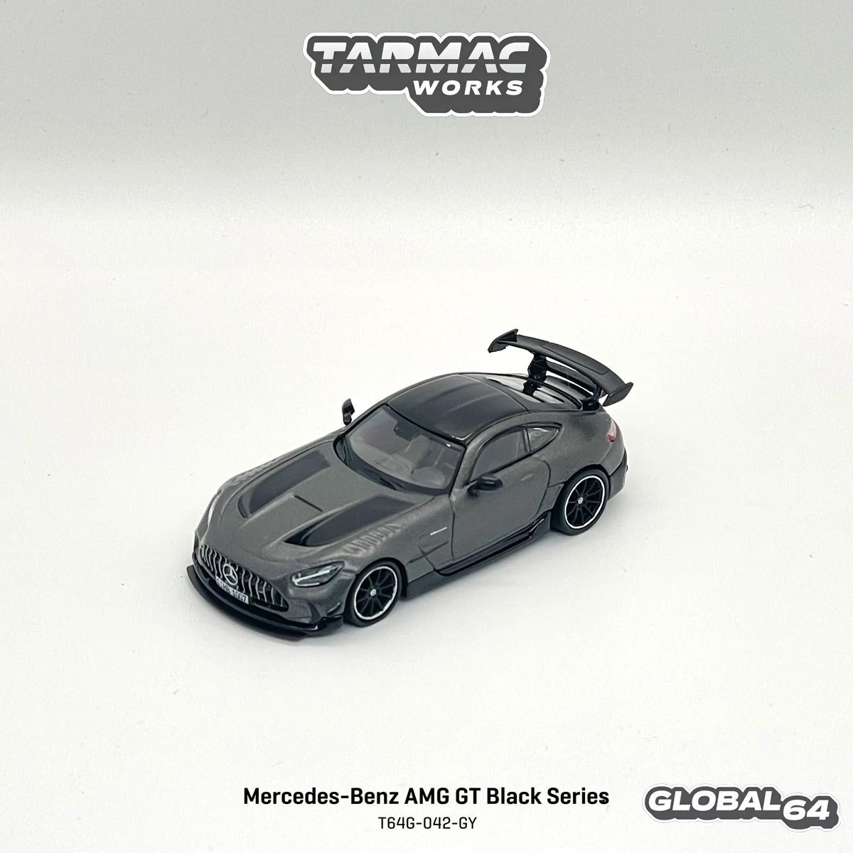 Tarmac Works T64G‑042‑GY 1:64 Mercedes‑Benz AMG GT Black Series Collectible Alloy Diecast Car Model in Stock Ready To Ship view 2