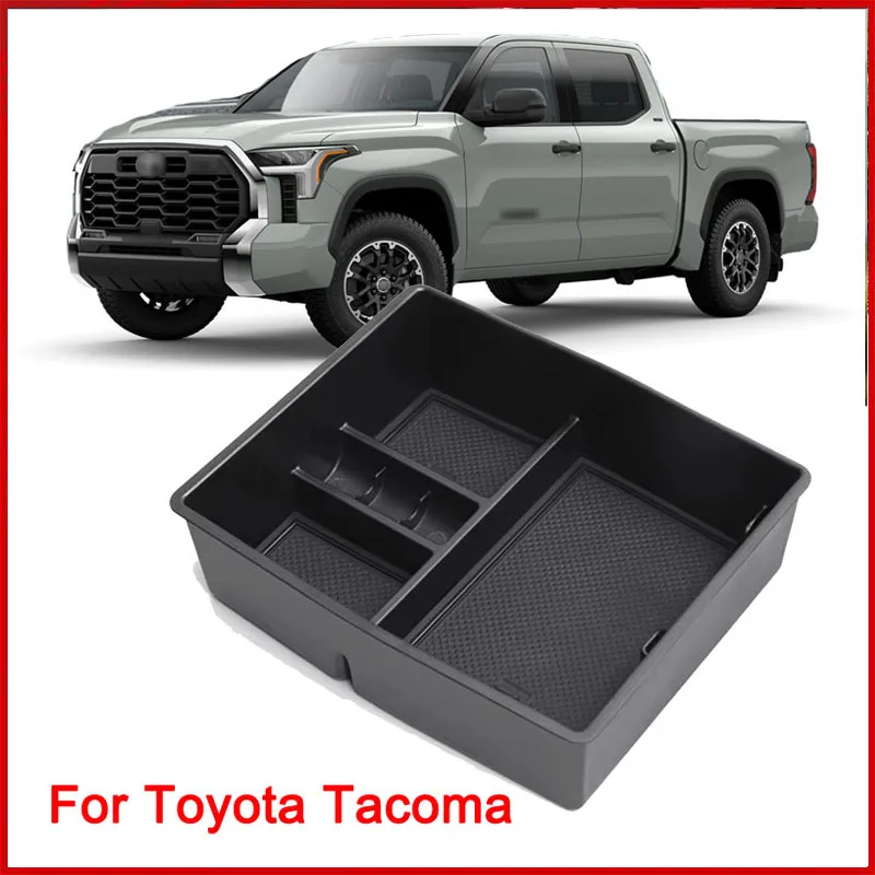 لتويوتا تاكوما 2016 2017 2018 2019 2020 2021-2024 ABS مركز مسند الذراع حاوية علب التخزين تستيفها صندوق القفازات اكسسوارات السيارات