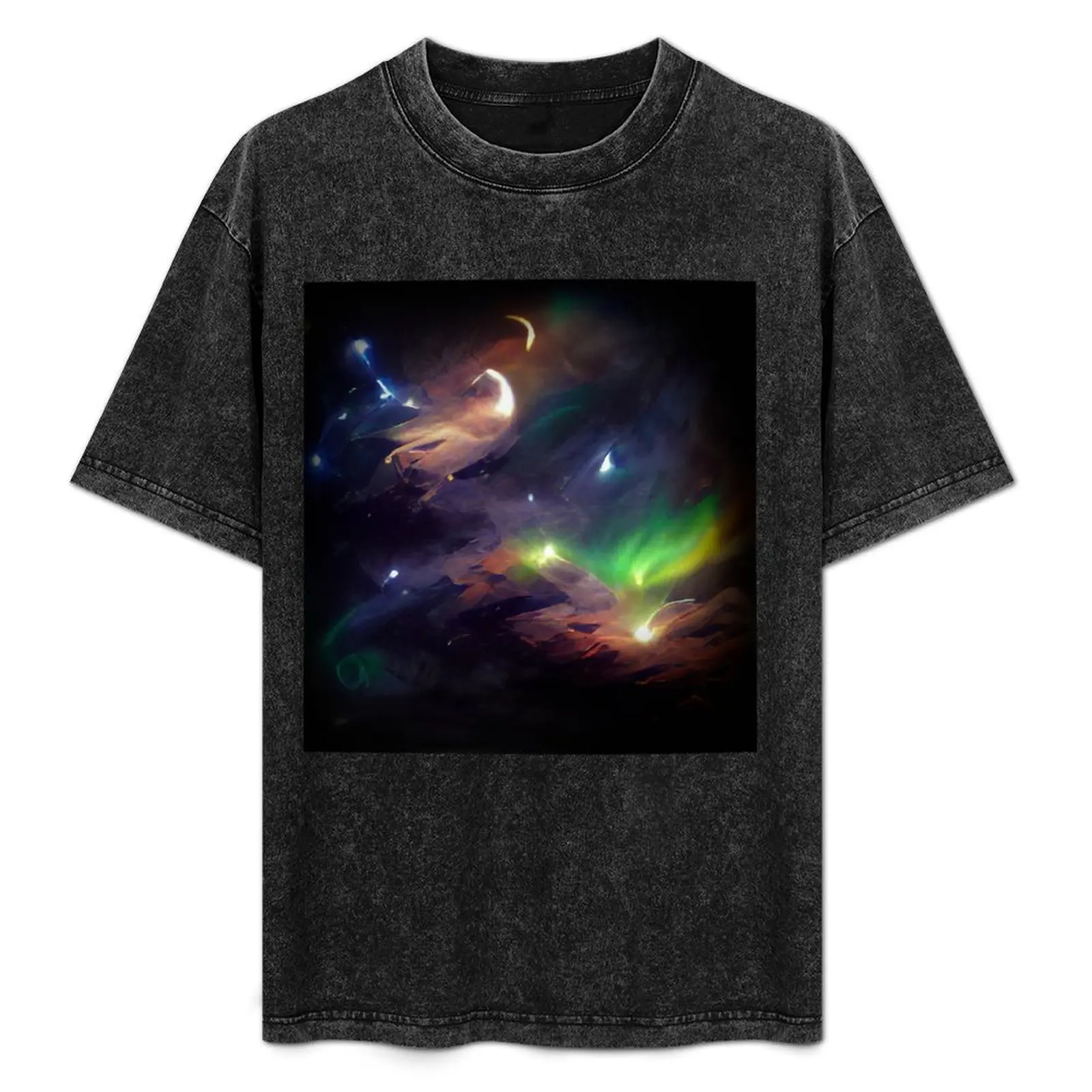 Colorful Space Nebula Concept T-Shirt graphic t shirt vintage cheap stuff oversized graphic tee t shirts for men cotton