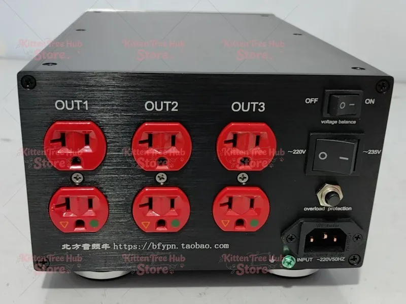 1000W Balanced Isolation Power Supply Audio Power Purifier 220V 100V Isolation Transformer For HiFi Audio Equipment