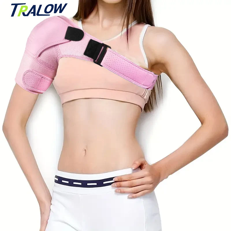 

TRALOW Shoulder Brace for Men and Women Compression Sleeve Stability Support for Arms Tendonitis Dislocation Rotator Cuff