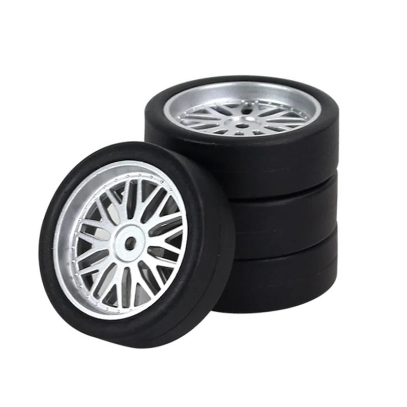 4Pcs 32Mm RC Drift Tire Wheel Hard Tyre for LDRC AE86 1/18 RC Car Upgrade Parts Accessories