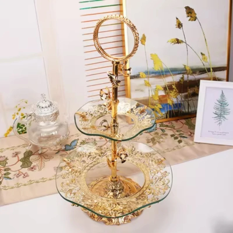 

LMM fruit plate European fruit plate home, living room coffee table creative shelf bar KTV fruit basket