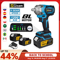 1200N.M Torque Brushless Electric Impact Wrench 1/2 Inch Cordless Electric Wrench Screwdriver Tools For Makita 18V Battery Pins
