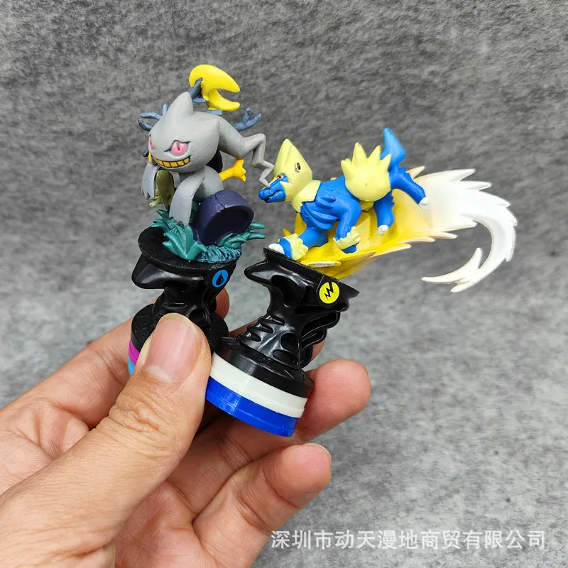 10pcs Pokemon Mew Torkoal Kirlia Tauros Chess Game Anime Figure Ornament PVC Doll Decoration Children's Toy Birthday Gifts