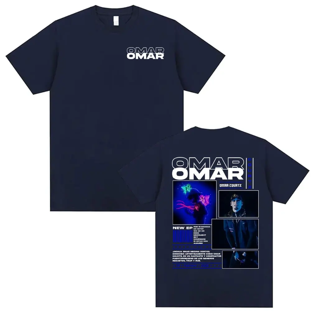 Omar Courtz Por Si Manana No Estoy 2026 Tour Cover T Shirt Unisex Harajuku Aesthetic Oversized T-shirts Men Summer Tops T Shirts