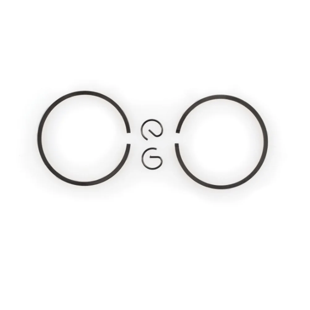 

4pcs 2 Stroke Chainsaw Piston Ring Pin Set For 3800 Type Lawn Mower Repair High Hardness Durable Lightweight Silver