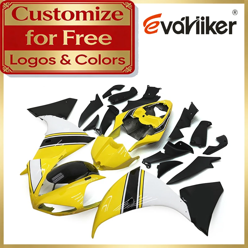 

Motorcycle Body Fairings For Yamaha YZFR1 2009 2010 2011 yellow YZF R1 09 10 11 ABS Plastic Motorcycle Cowl Custom Color