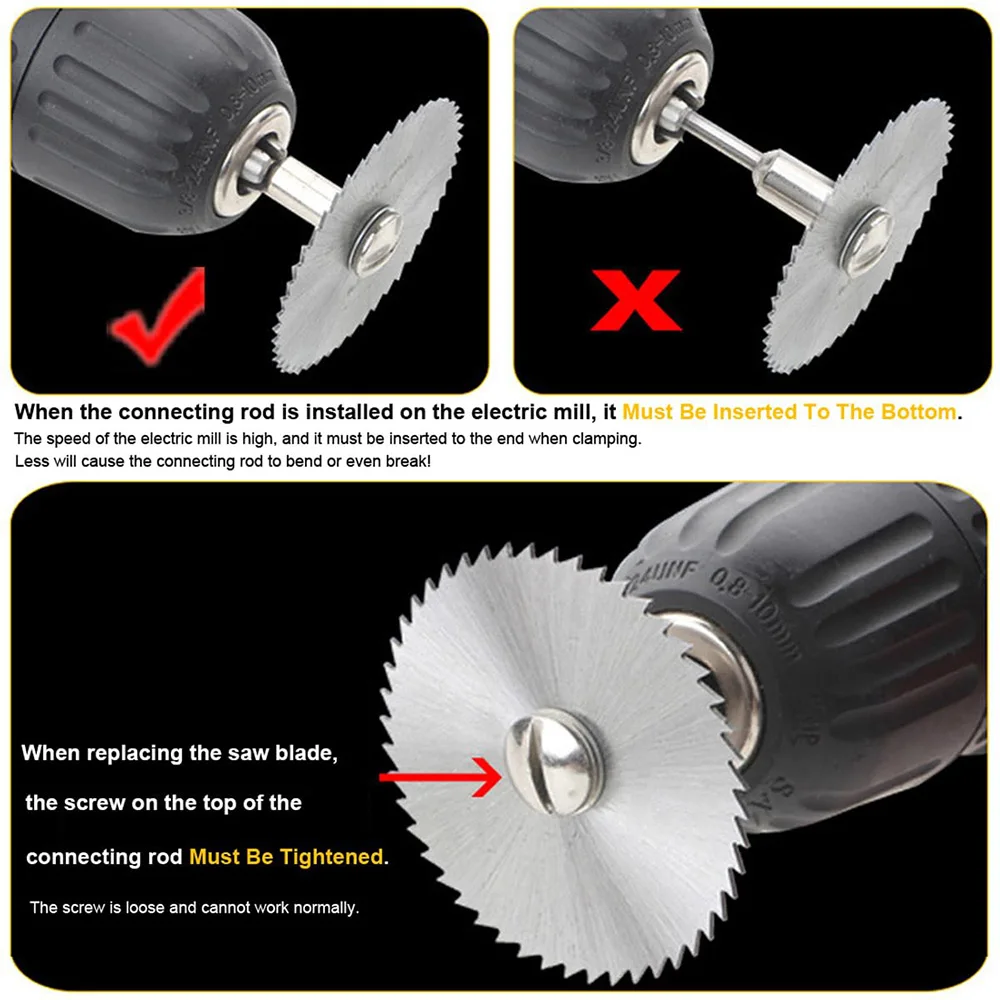 7PCS/14PCS High-Speed Steel Cutting Blades Set HSS Mini Rotary Circular Saw Blade Cutting Discs for Wood Plastic Soft Metal