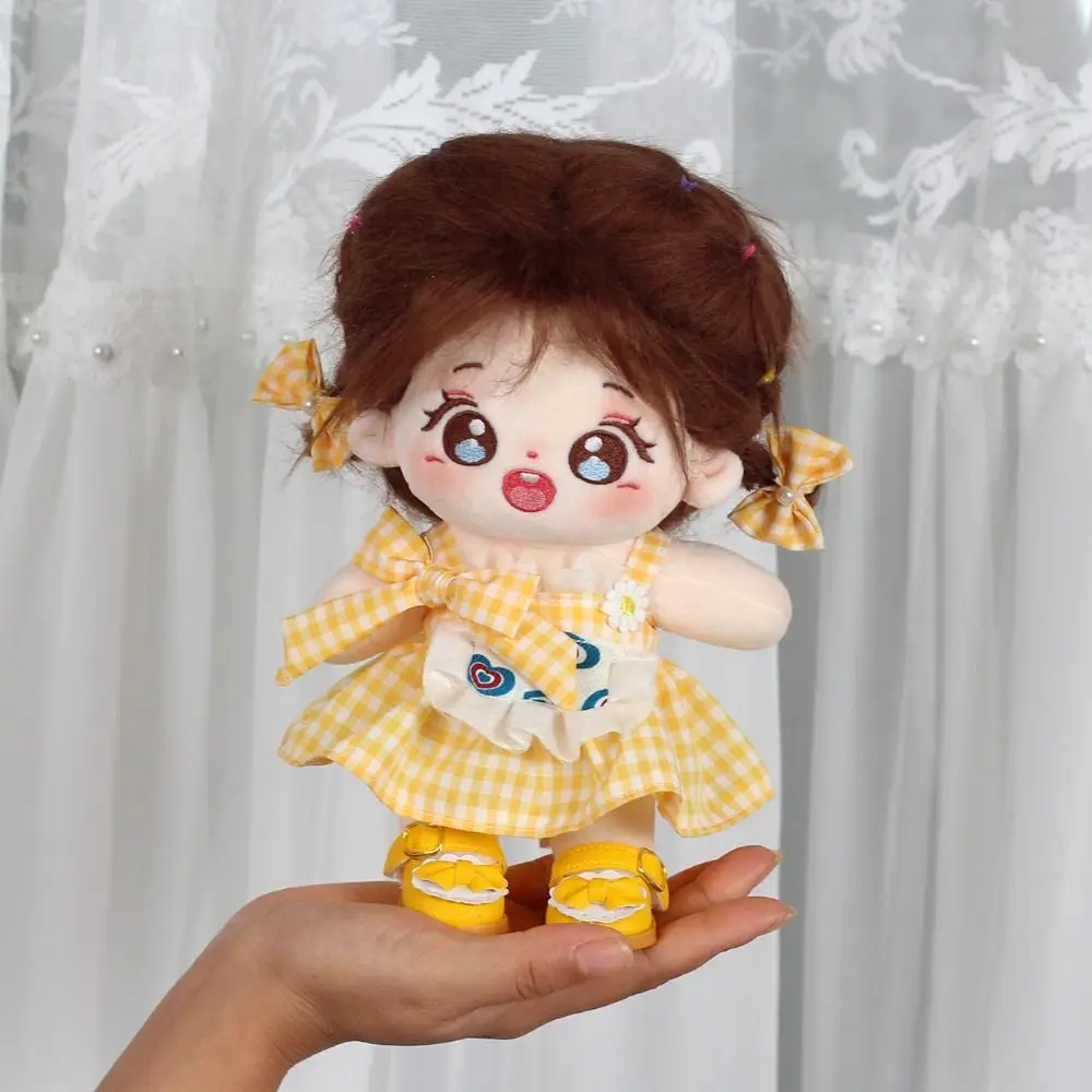 Cute 20cm Cotton Doll Clothes Set Beautiful High Quality Skirt Scarf Bib Suit Pretty Doll Clothing DIY Accessories