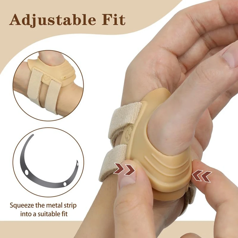 CMC-Daumenbandage für CMC-Gelenkschmerzen, Arthrose, Sehnenentzündung, Arthritis, Daumenstabilisierungsorthese mit Daumenhülse für Damen und Herren – Detail 6