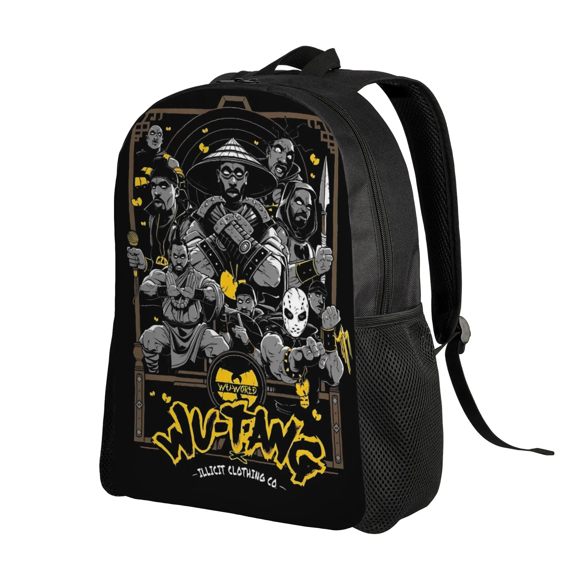 Annees 90 Bee Wu Clan T-tangs Backpack Unisex Soft Backpacks Polyester Elegant High School Bags University High Quality Rucksack