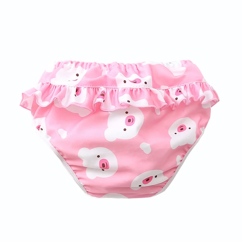 HappyFlute 1PCS 7-15kg Lace Design Baby Cute Prints Super  Waterproof &Reusable Summer Hot Sale Swimming Pant