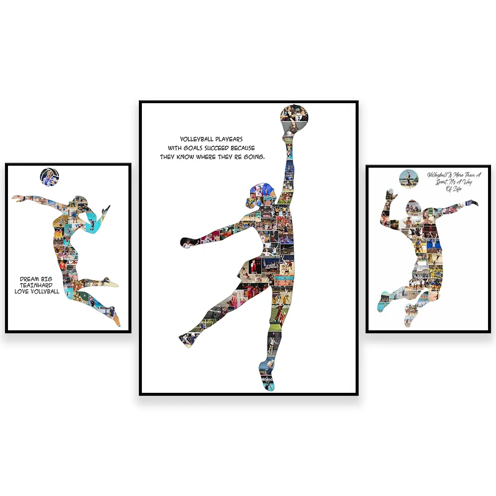 هدية الكرة الطائرة، شعار الكرة الطائرة القابل للطباعة، زخرفة الكرة الطائرة، هدية مدرب الكرة الطائرة. ملصق عشاق الرياضة #1