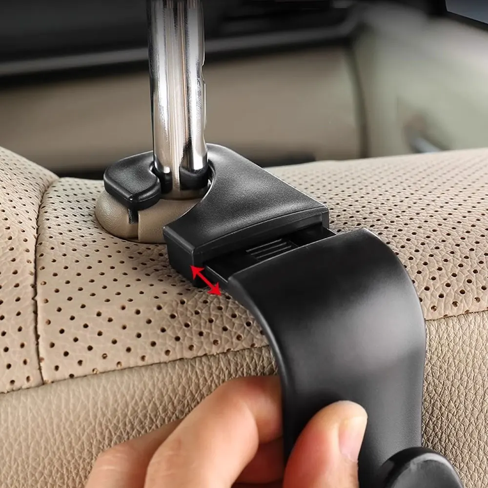 

1Pc Car Seat Back Hook Hidden Headrest Seat Backrest Hanger Fastener Storage Bags Holder Universal Car Interior Accessories