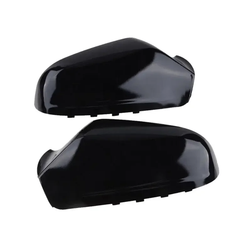 For Opel Vauxhall Astra H 2004-2009 Car Rearview Replacement Side Mirror Cover Wing Cap Exterior Door Case Trim Gloss Black Auto