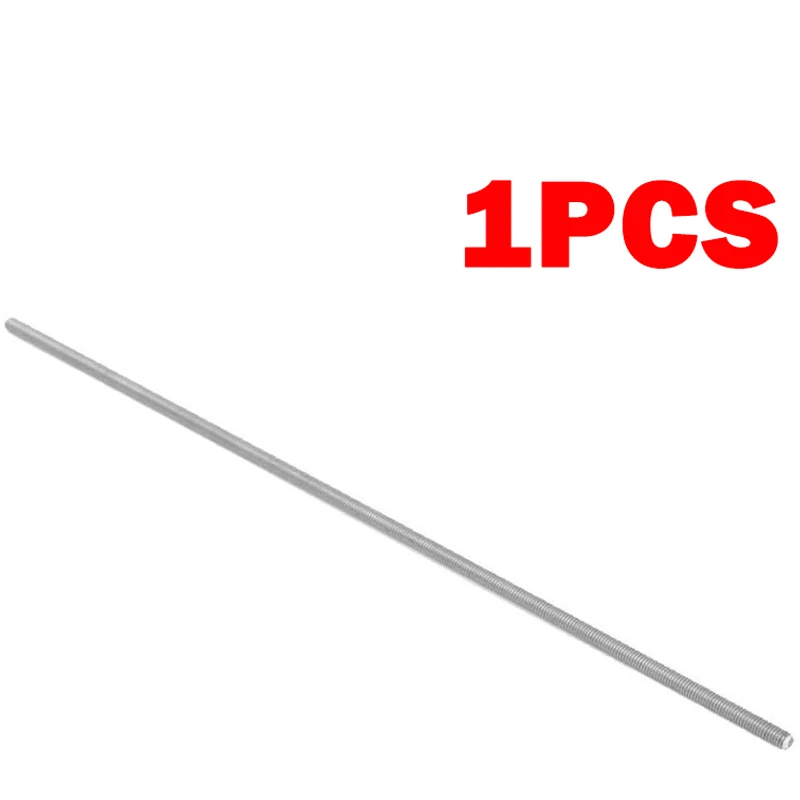 1pcs Full Threaded Rod M2 M2.5 M3 M4 M5 M6 M8 M10~m20 304 Stainless Steel Fully Metric Thread Rods Shaft Bar Screws Bolt Stud