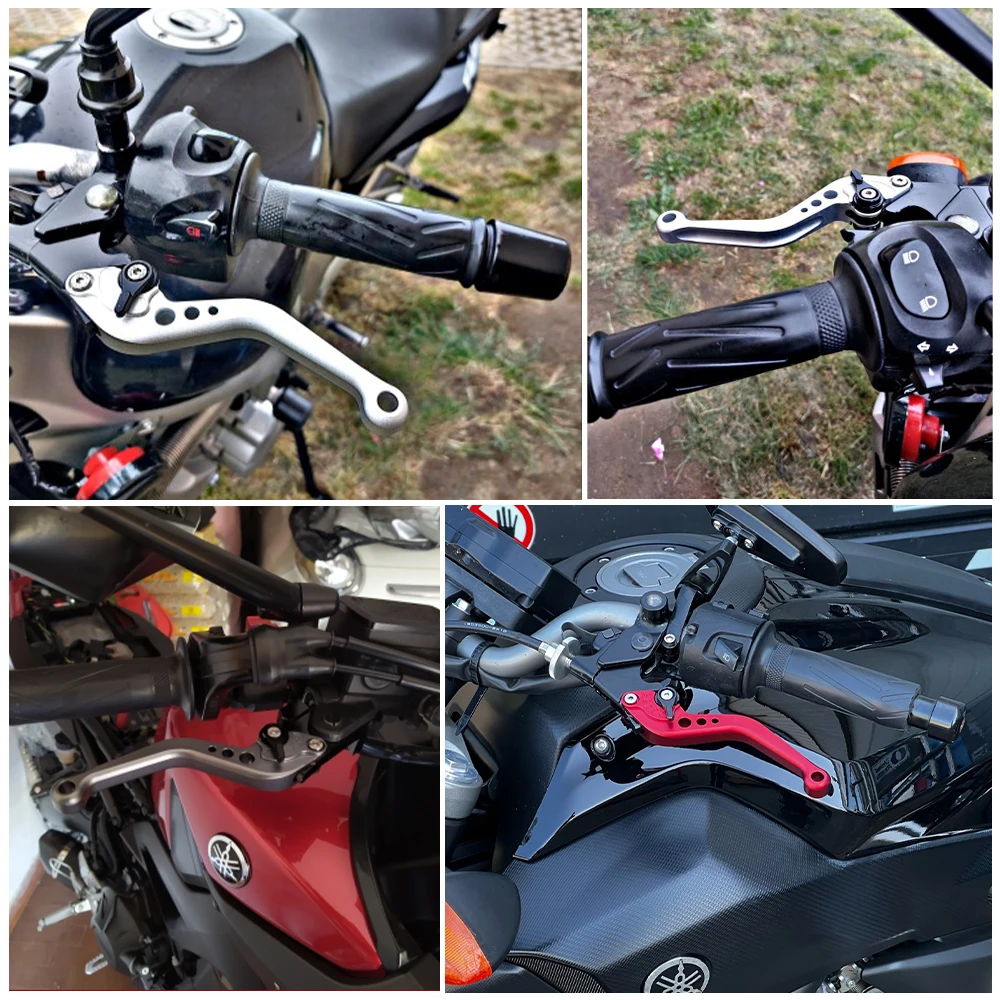 Short/Long Brake Clutch Levers For YAMAHA FZ6 FZ1 N/S FAZER FZ8 XJ6 XJ6F Diversion Motorcycle FZ6N FZ1N Accessories Adjustable