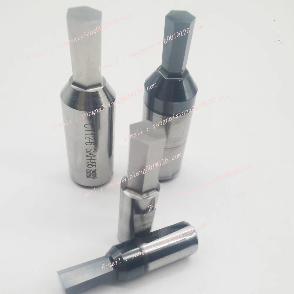 SKH51 Coating CNC High Speed Steel Hexagon Rotary Broach Punch Bit Punching Tool Holder Rotated Blanking Cutter White Steel