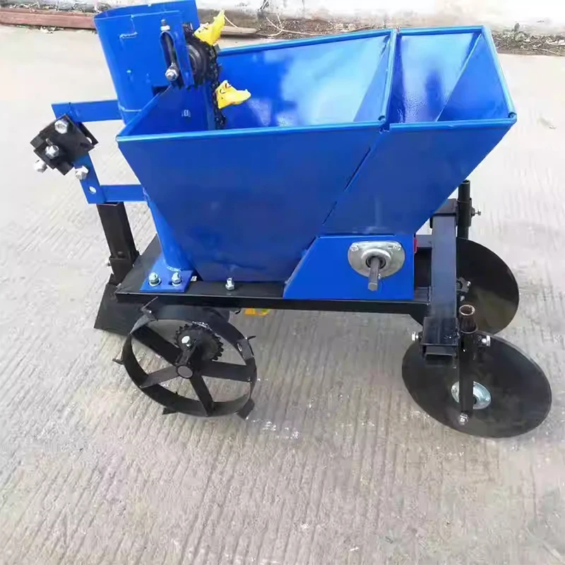 Potato Planter, Four-Wheel Tractor Seeding Attachment, Integrated Fertilizing, Seeding, and Hilling Machine, Suitabl(Customized)