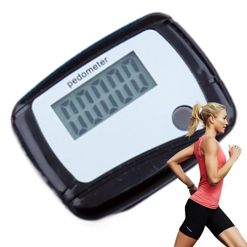 Healthy Sports Pedometers LCD Pedometer Step Calorie Counter Walking Distance Sport Pedometer Pocket Digital Clip Random Color