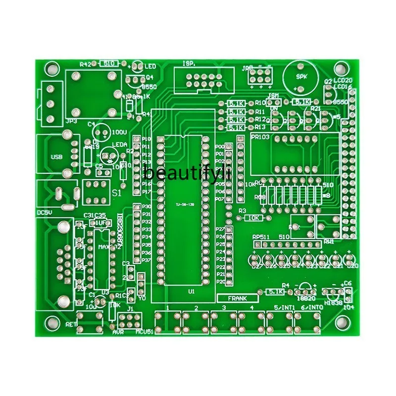 

Compatible with microcontroller learning board Electronic experiment board Development board Welding kit Parts