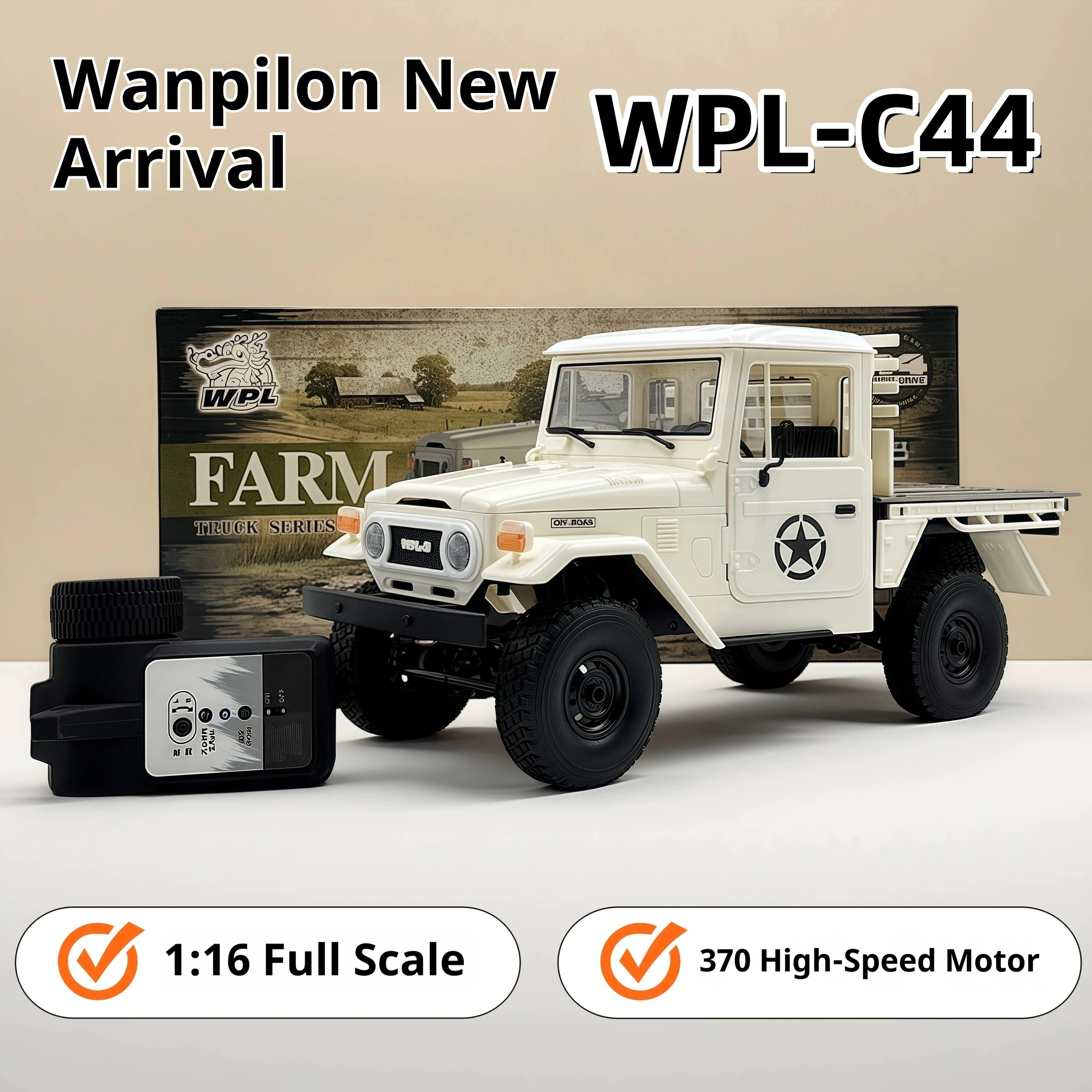 

C44 Simulation Off-Road Vehicle Fj45 Model Rc Remote Control Car Toy Four-Wheel Drive Climbing Car Electric Vehicle
