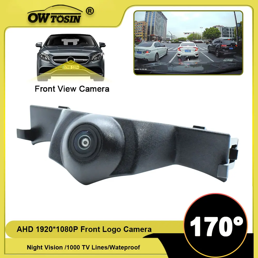 

170° Fisheye AHD 1920*1080P Front Logo View Camera For Audi A8 A8L S8 D5 4N 2017 2018 2019 2020 2021 Vehicle Parking Car Camera