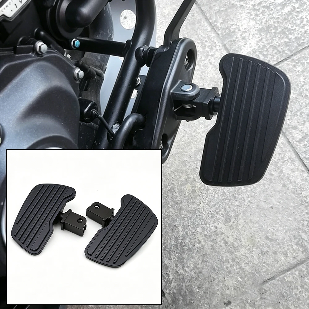 For CFMOTO 550CLC 550 CLC 450CLC 250CLC 450 CLC Motorcycle Accessories Front Footrest Billet Wide Foot Pegs Pedals Rest Footpegs