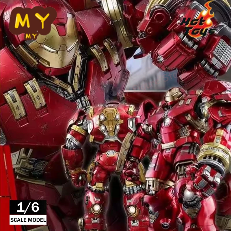 Original Hot Toys Iron Man Hulkbuster Action Figure 1/6 Avengers Mk44 Hulkbuster 2.0 Anime Figures Ht MMS510 Deluxe Version Toy