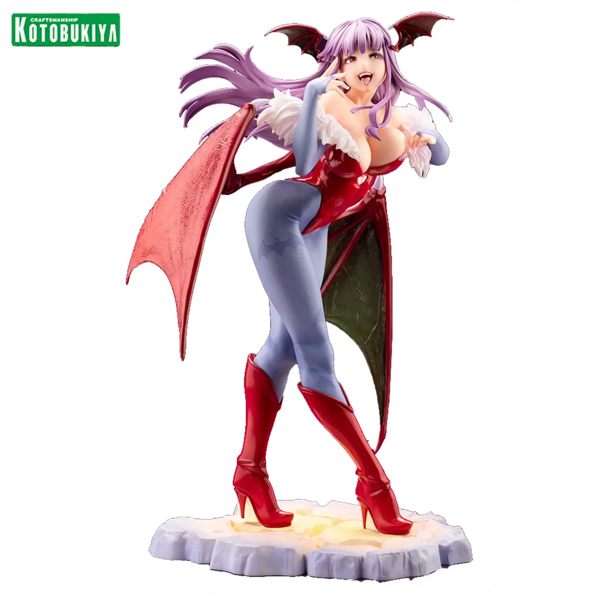 

In Stock Kotobukiya Vampire Hunter Morrigan Aensland Original Genuine Anime Figure Model Action Toys Figures Collection Gifts CE