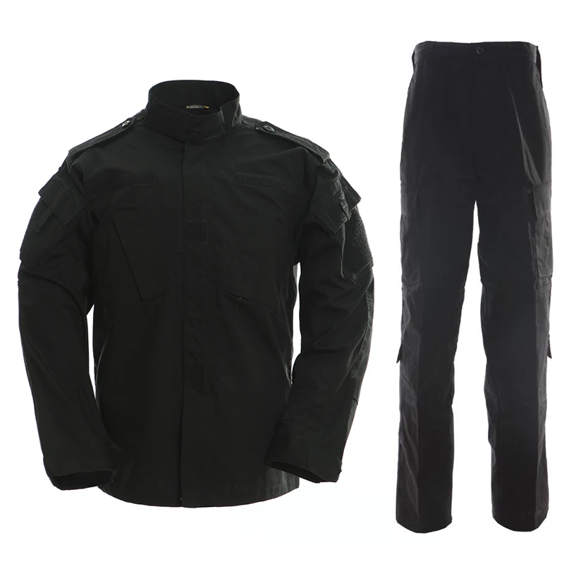 Men Uniform Tactical ACU Special Forces Combat Suit Shirt Aand Pant Set Camouflage Soldier Clothes