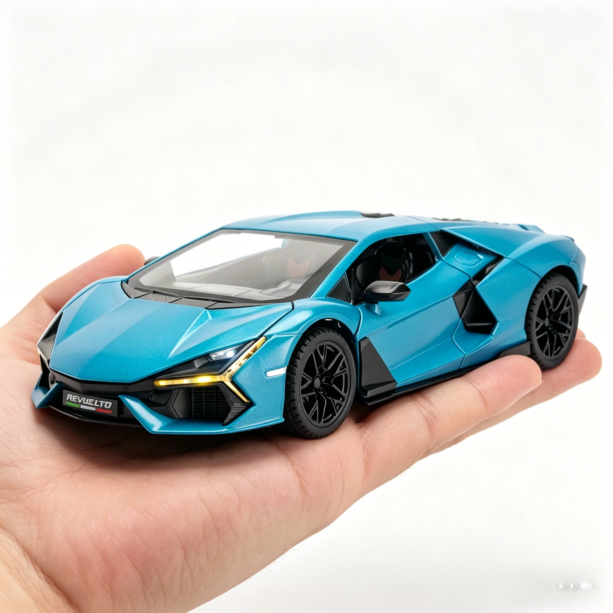 

1:24 REVUELTO supercar simulation sound light alloy die-cast car model boy toy car collection ornaments birthday gifts