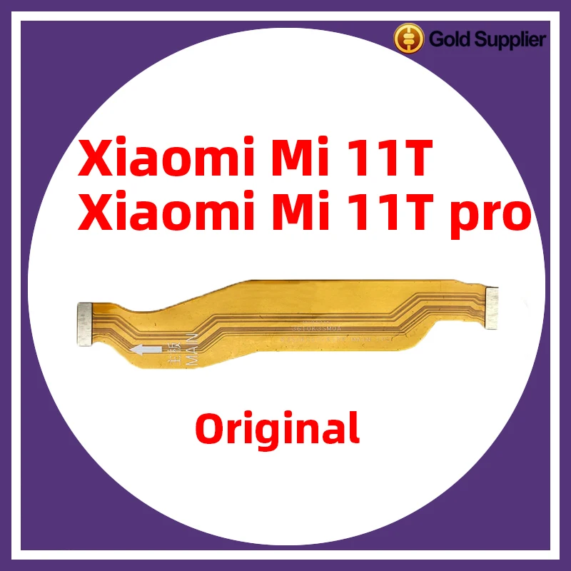 Connecteur de carte mère LCD d'origine pour Xiaomi Mi 11T Pro 11T, remplacement de la carte mère, câble flexible